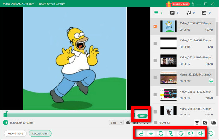 Editing Options