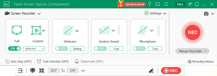 Tipard Screen Capture
