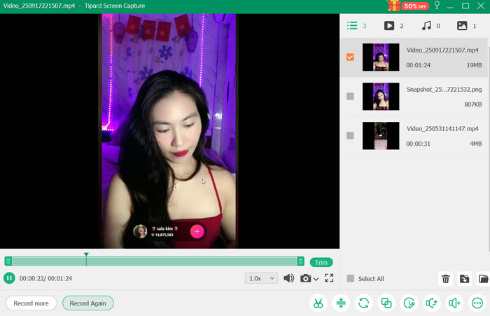 Edit Tango Recording