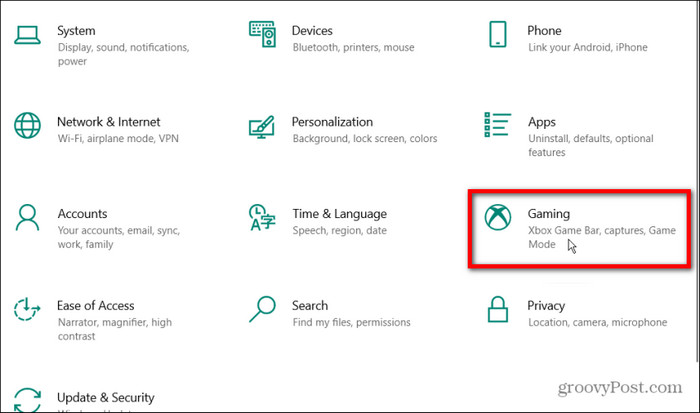 Windows Gaming Option