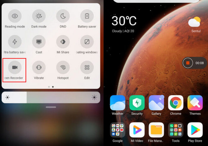 Android Open Screen Recorder