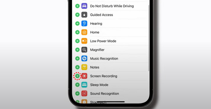 IOS Add Screen Recorder