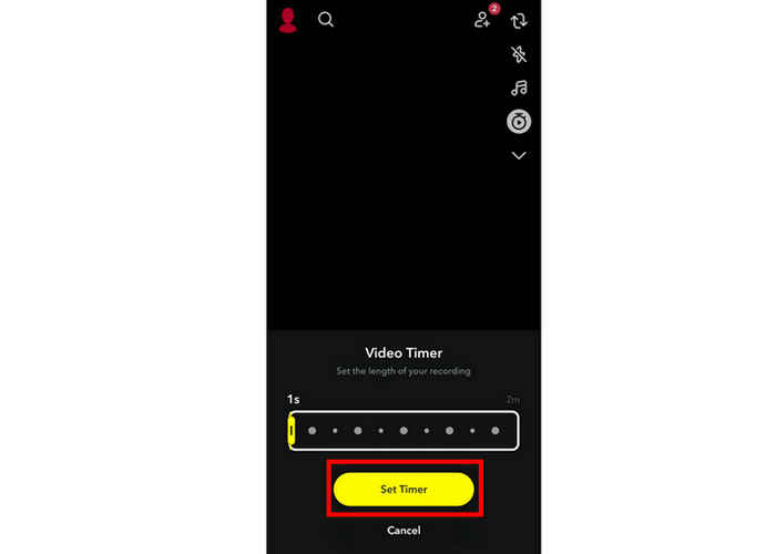Snapchat Set Timer