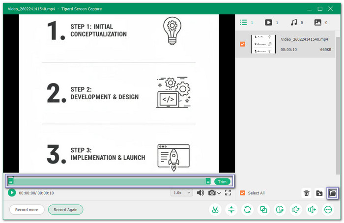 Preview And Save Your Recorded Video