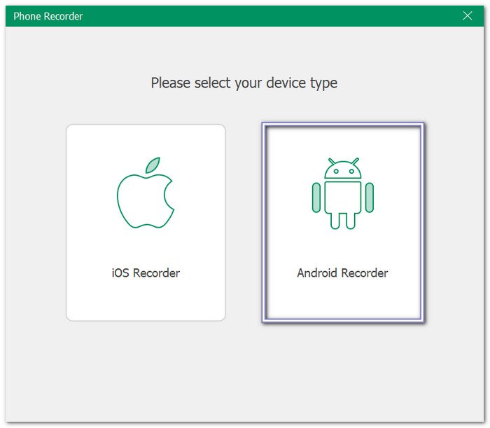 Choose Android Recorder