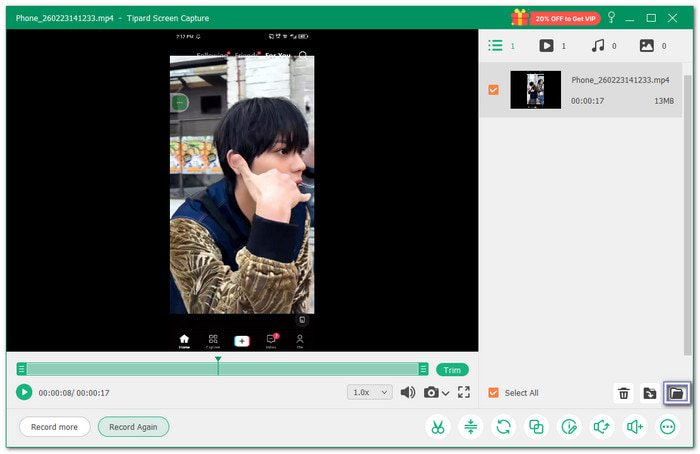 Stop And Save Your 4K Recording