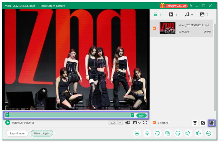 Save Your Recorded Screen