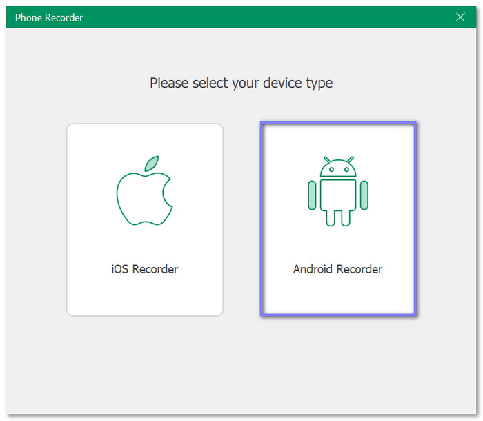 Choose Android Recorder