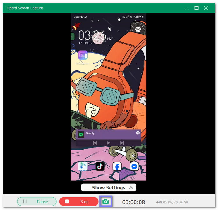 Take Screenshots Anytime