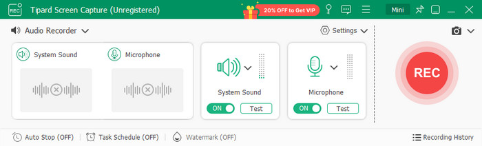 Tipard Audio Recorder