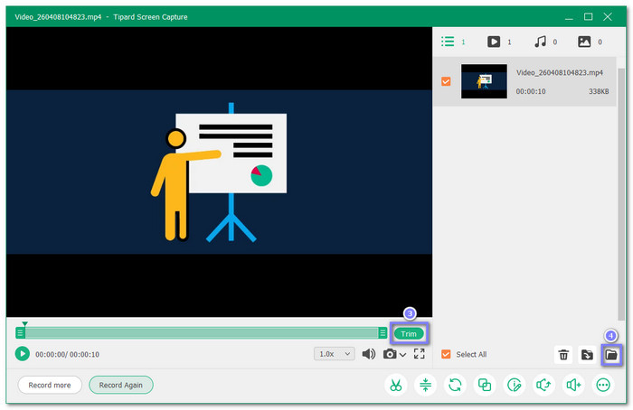 Preview Trim and Save the Video