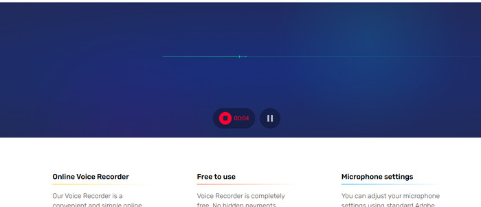 Online Voice Recording Tool
