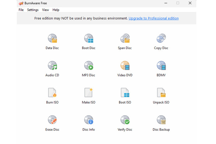Burnaware Software Image