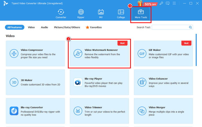 More Tool Video Watermark Remover Tipard