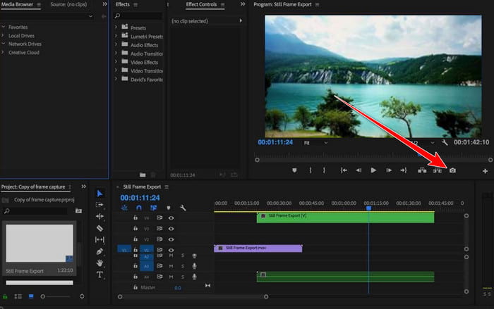 Shift E Camera Option Premiere