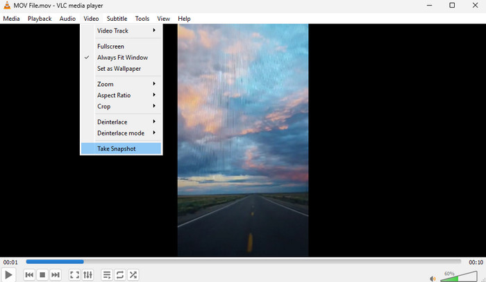 Video Take Snapshot VLC