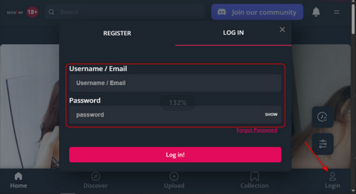 Login Button