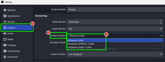 Switch to Hardware Encoding