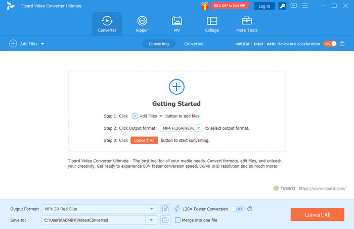 Tipard Video Converter Ultimate Interface