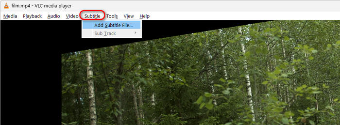 Add Subtitle to VLC