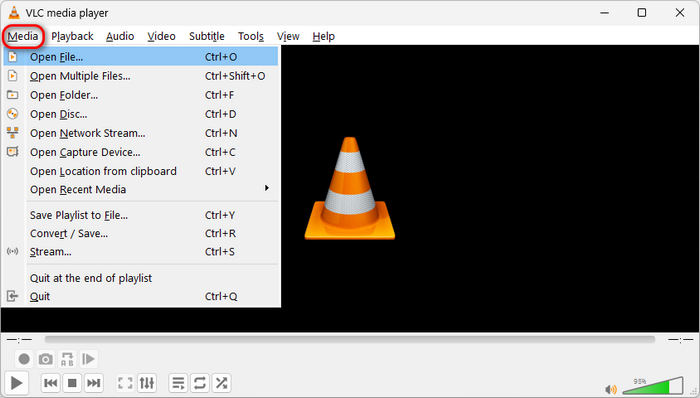 Load Video in VLC