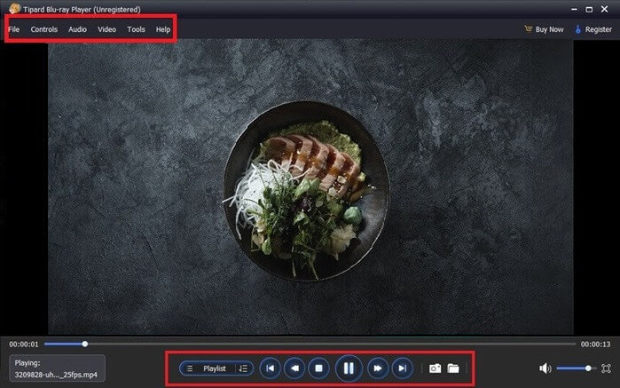 Load Subtitle Tipard Blu-ray Player