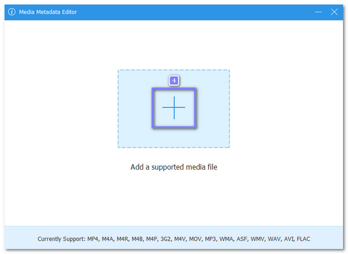 Choose File to Edit Metadata