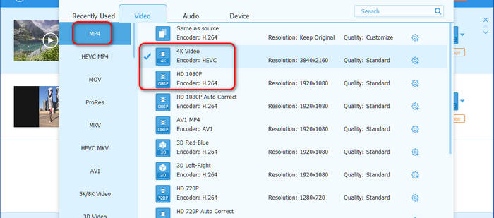 Tipard Video Converter Ultimate output settings