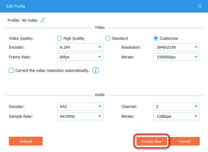 Customize for Video and Audio Streams