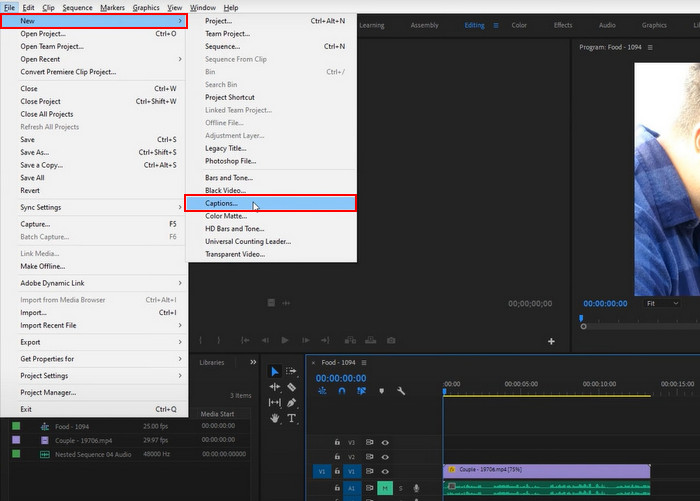 Premiere Load Video