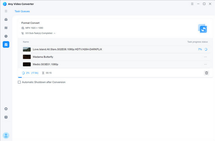 Start Converting AVC