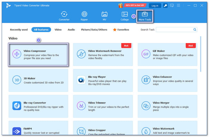 Select Video Compressor And Add AVI File
