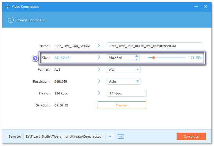 Set Your Preferred Size