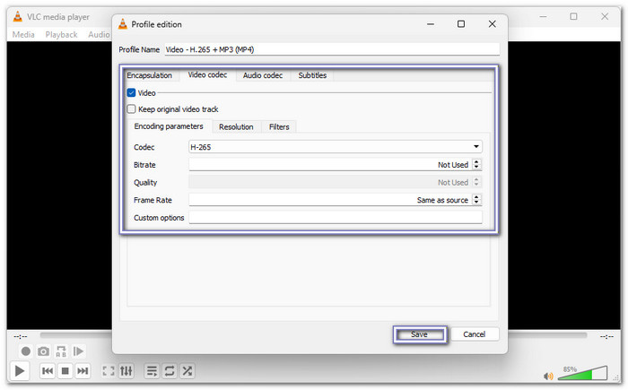 Vlc Media Player Compress Video for Facebook
