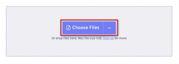 Click Choose Files
