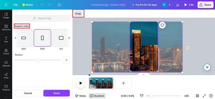 Canva Horizontal to Vertical