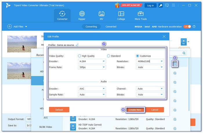 Fine Tune Output Settings