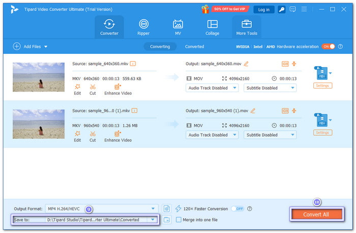 Start Turning MKV to MOV