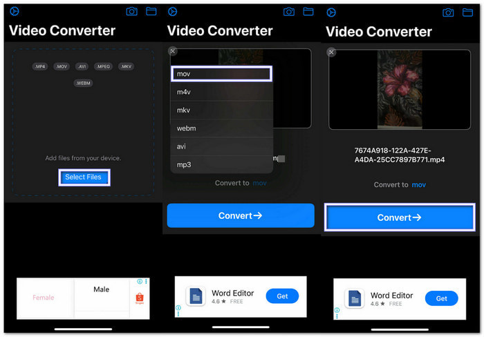 Video Converter Change MKV to MOV