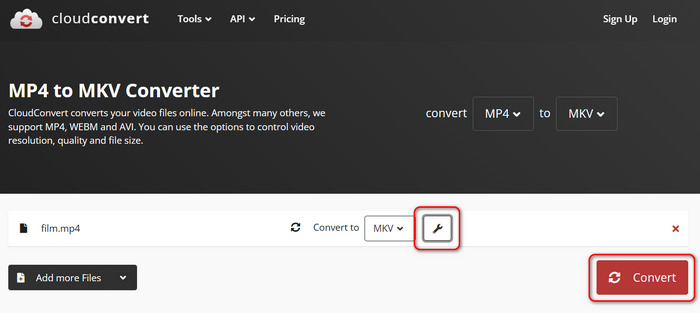 Convert MP4 to MKV Free Online