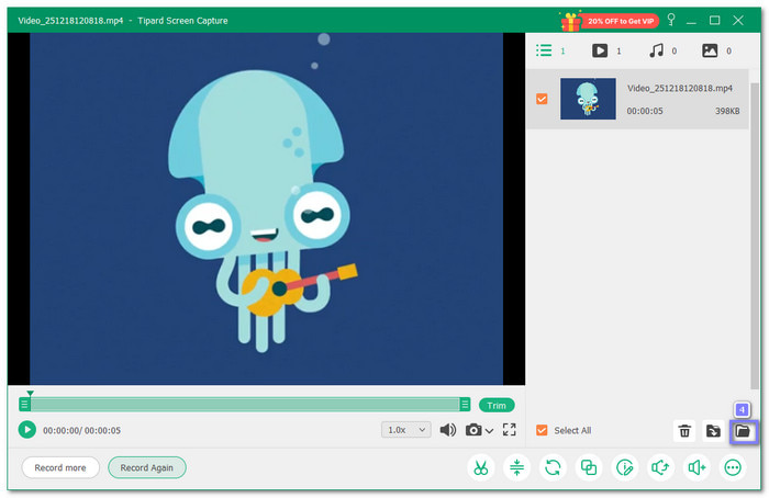 Save Your Recorded SWF Content