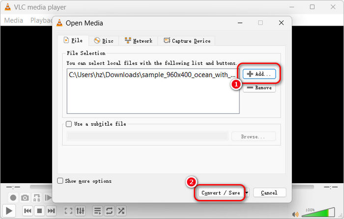 Add 3GP to VLC