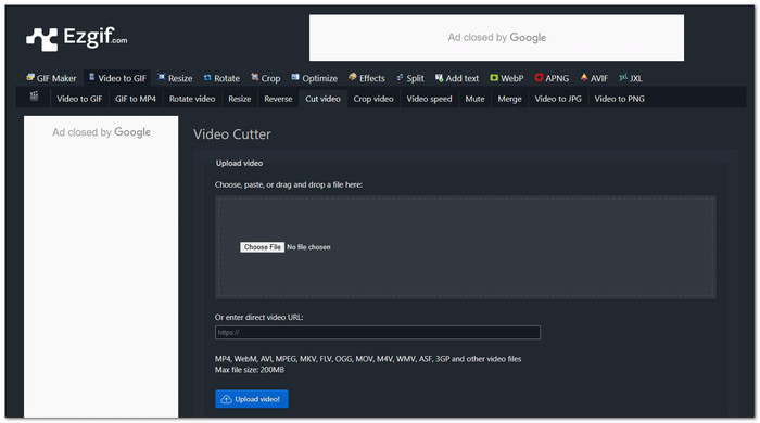 Ezgif Top Online Video Cutter Online