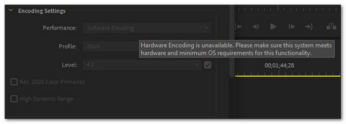 Use Software Decoding