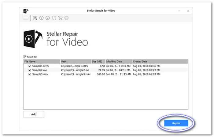 Stellar Repair for Video