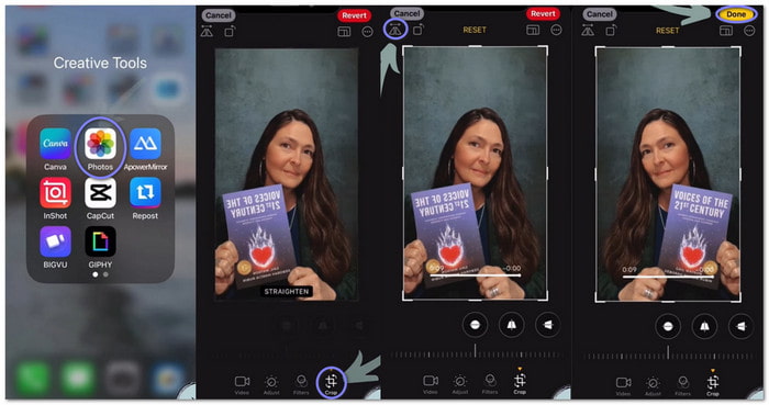 Photos Flip Video on iPhone And iPad
