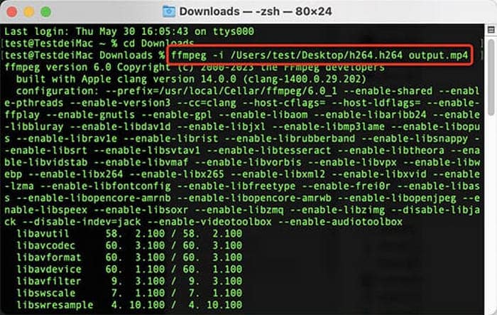 Using Ffmpeg