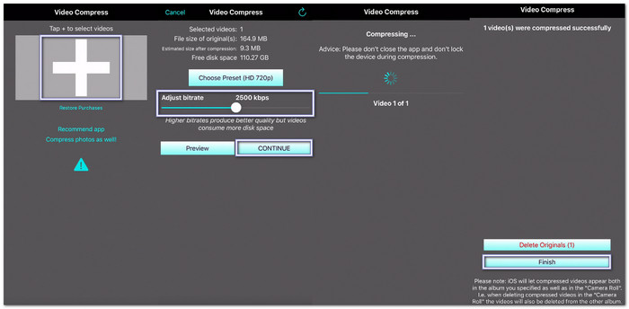 Compress 4K Video on iPhone