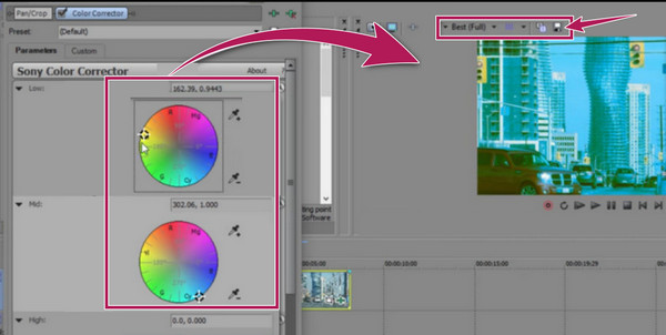Sony Vegas Adjust Color Corrector