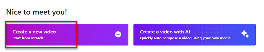 Create New Video